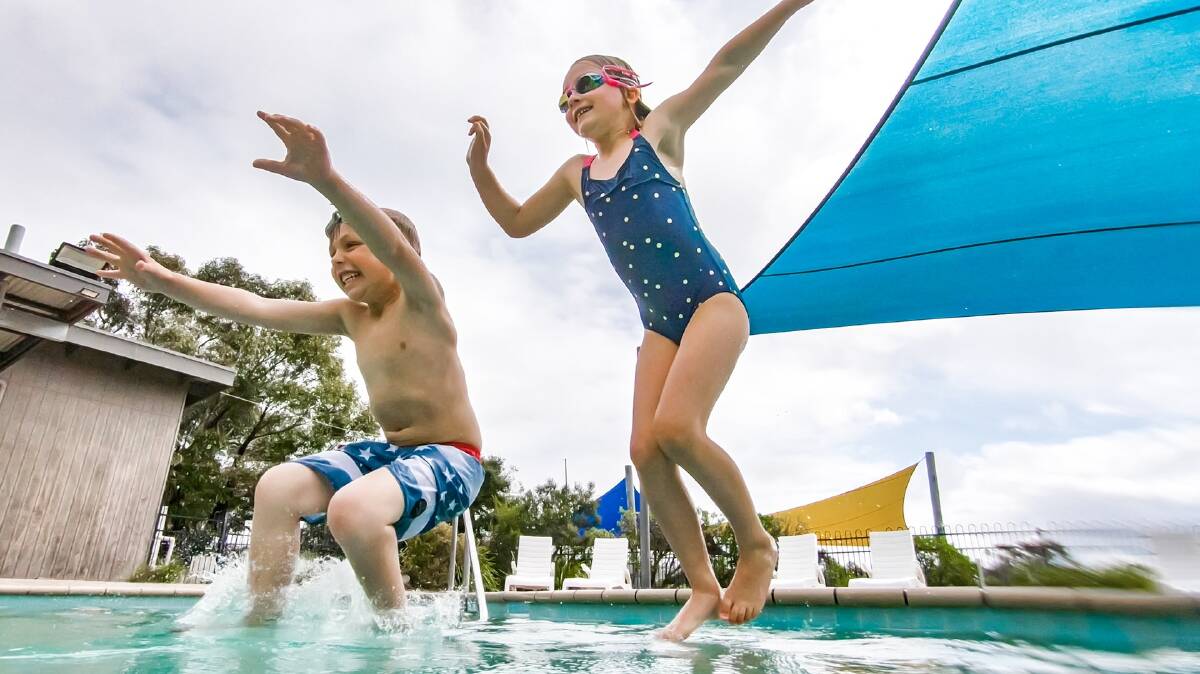 Family fun at Anglesea Family Caravan Park.