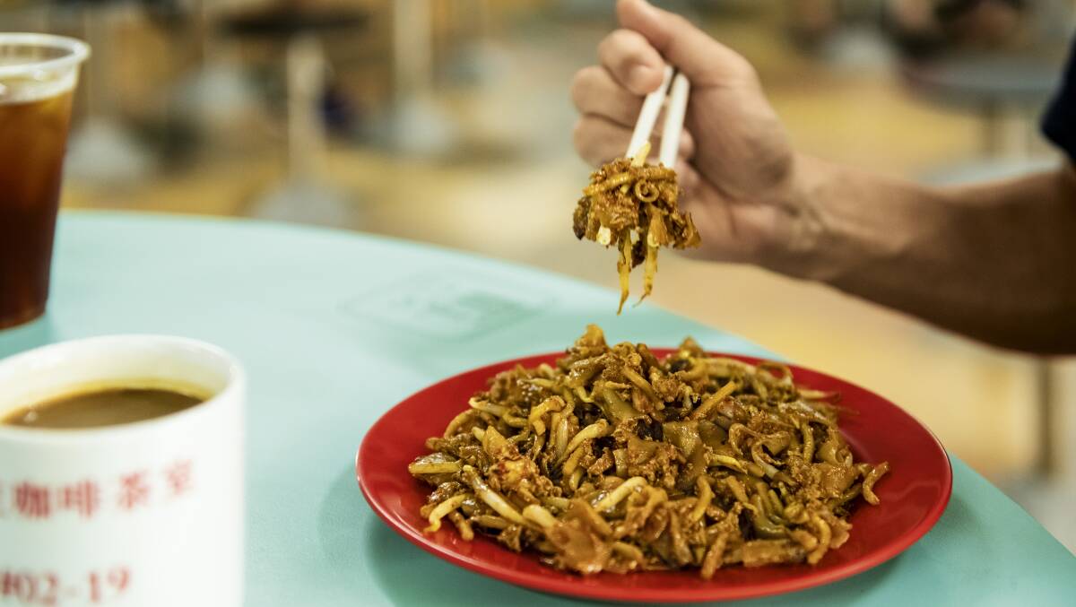 Local fare in Singapore. Local fare in Singapore.