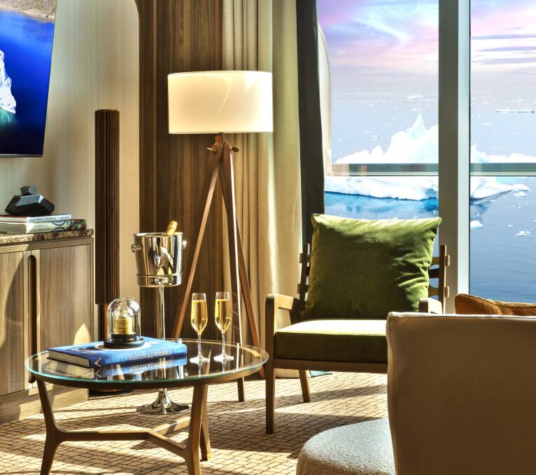 Seabourn Pursuit's Wintergarden Suite.