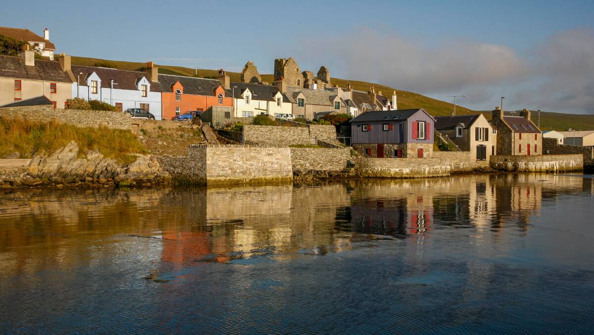 Port of Scalloway. Port of Scalloway.