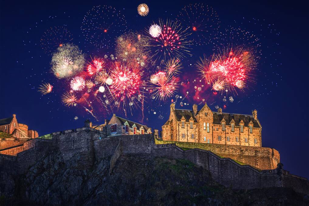 New Year's Eve fireworks in Edinburgh. Picture: Shutterstock