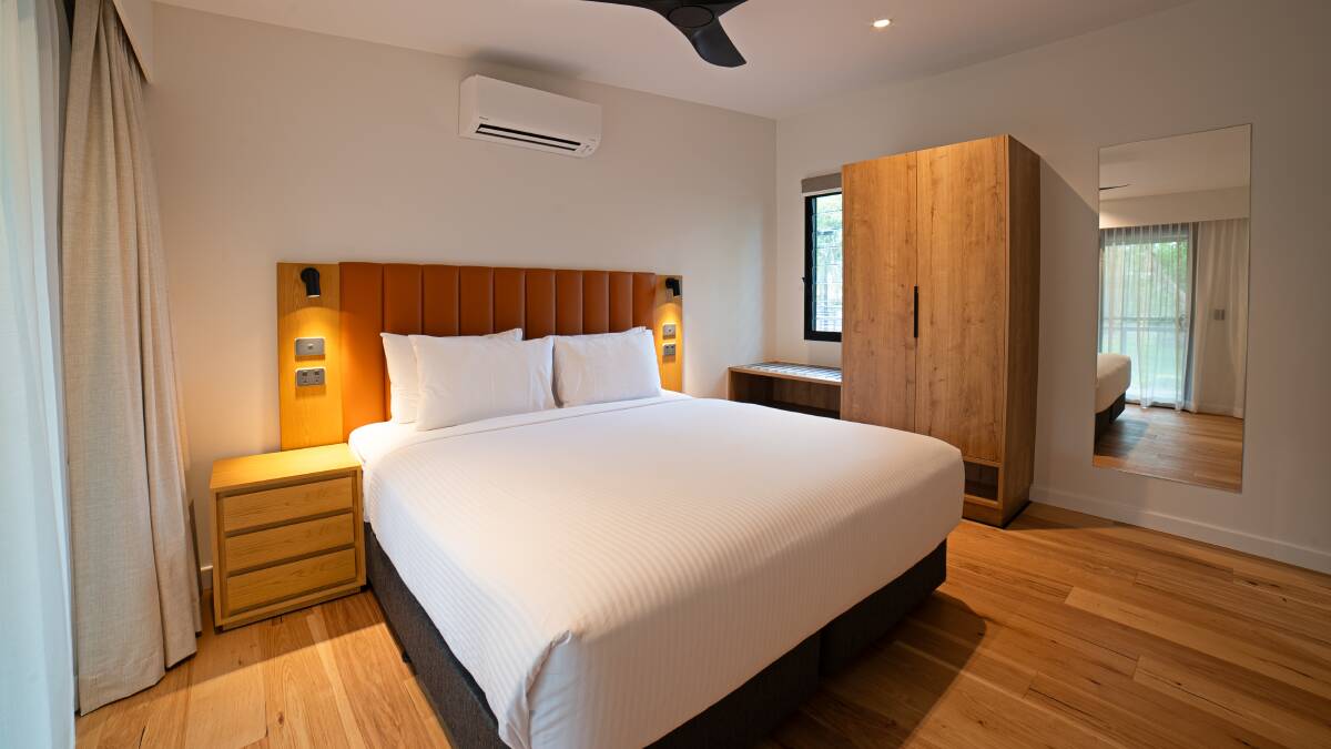 Inside a Rapid Creek villa. Inside a Rapid Creek villa.
