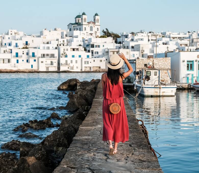 The village of Naousa village on Paros island. Picture: Getty Images