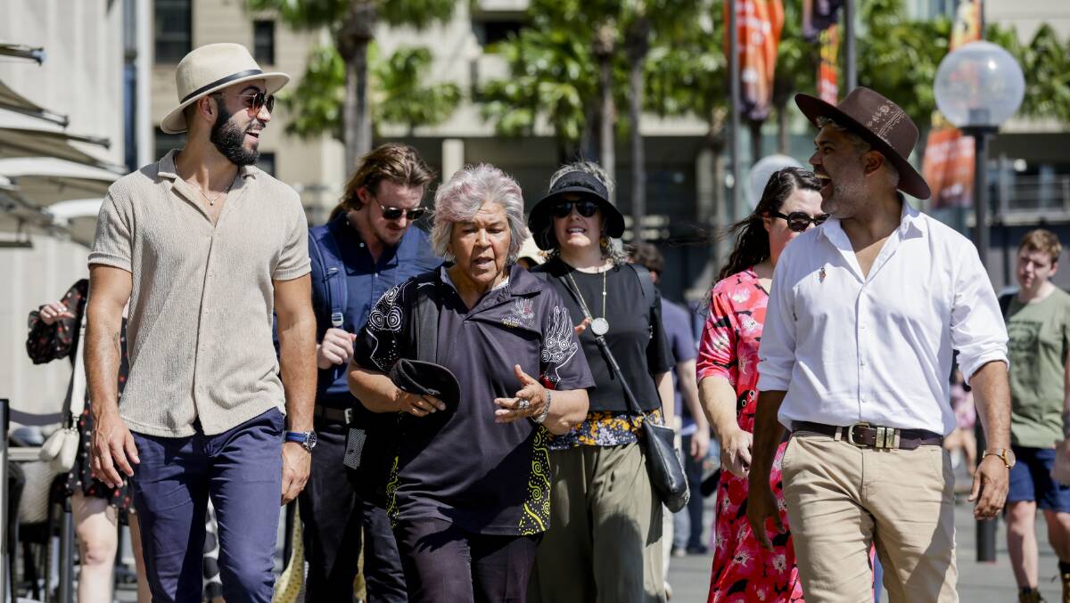 Aunty Margaret Campbell is leading the tours in Sydney.