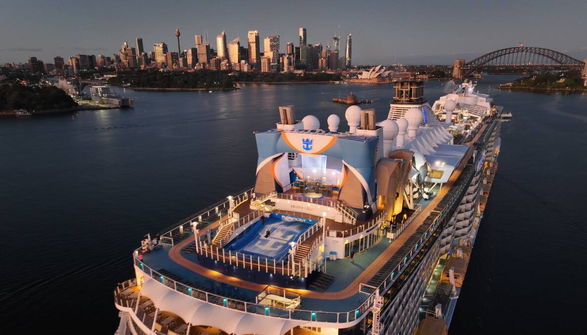 Royal Caribbean's Ovation of the Seas. Royal Caribbean's Ovation of the Seas.
