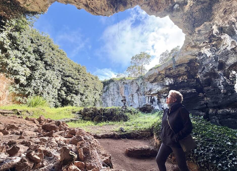 The entrance to the cave. Picture by Rebecca Foreman