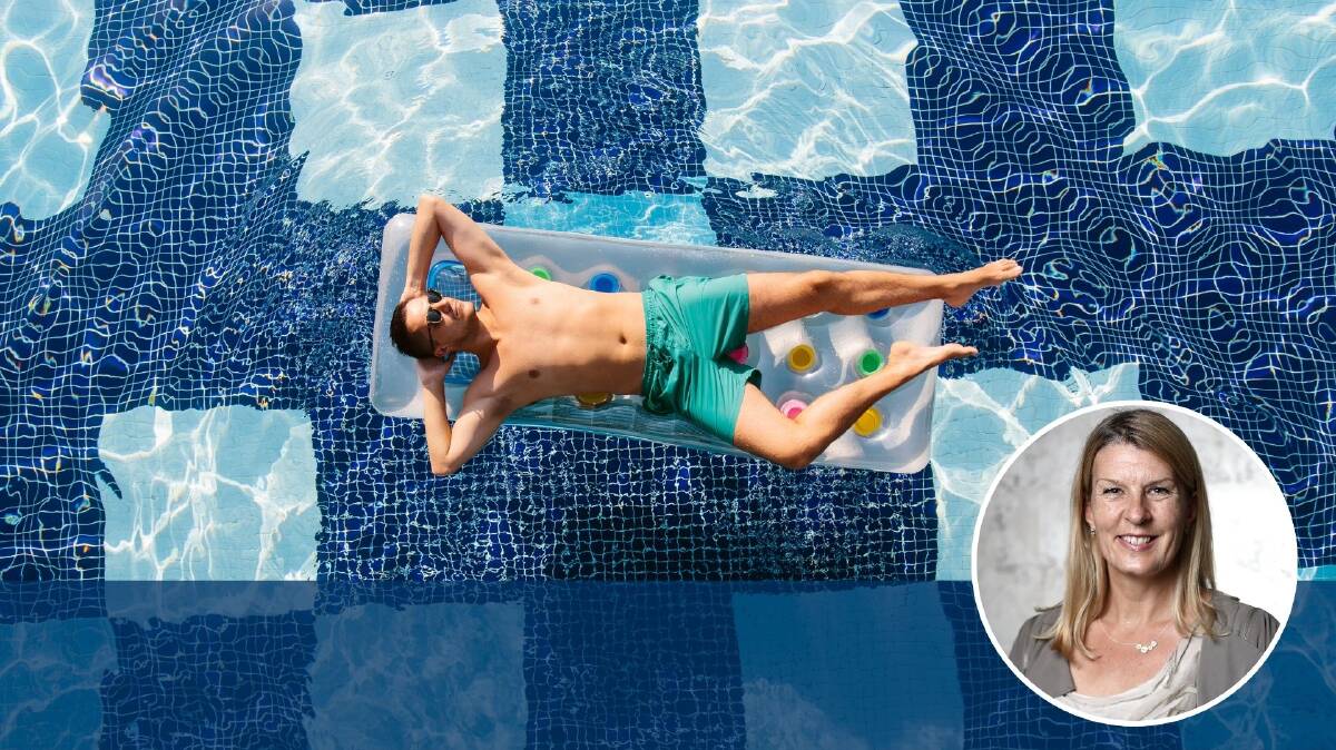 There's nothing wrong about a holiday spent at the pool. Picture by Getty Images