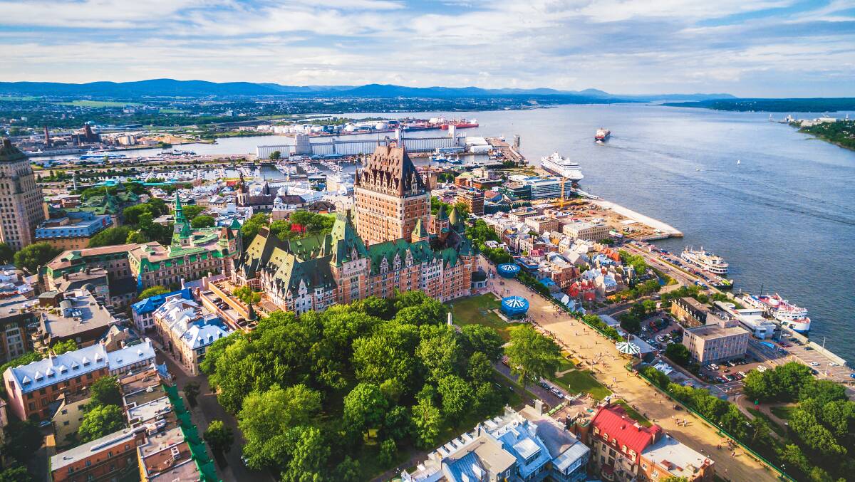 Quebec on the NYC to Montreal cruise. Quebec on the NYC to Montreal cruise.