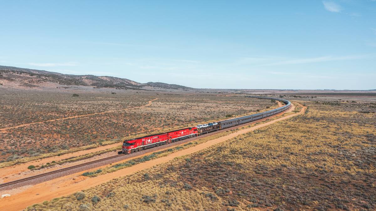 Take a journey straight through the heart of Australia