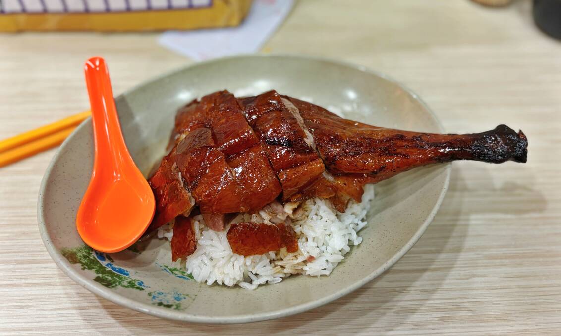 The roast goose at Yat Lok. The roast goose at Yat Lok.