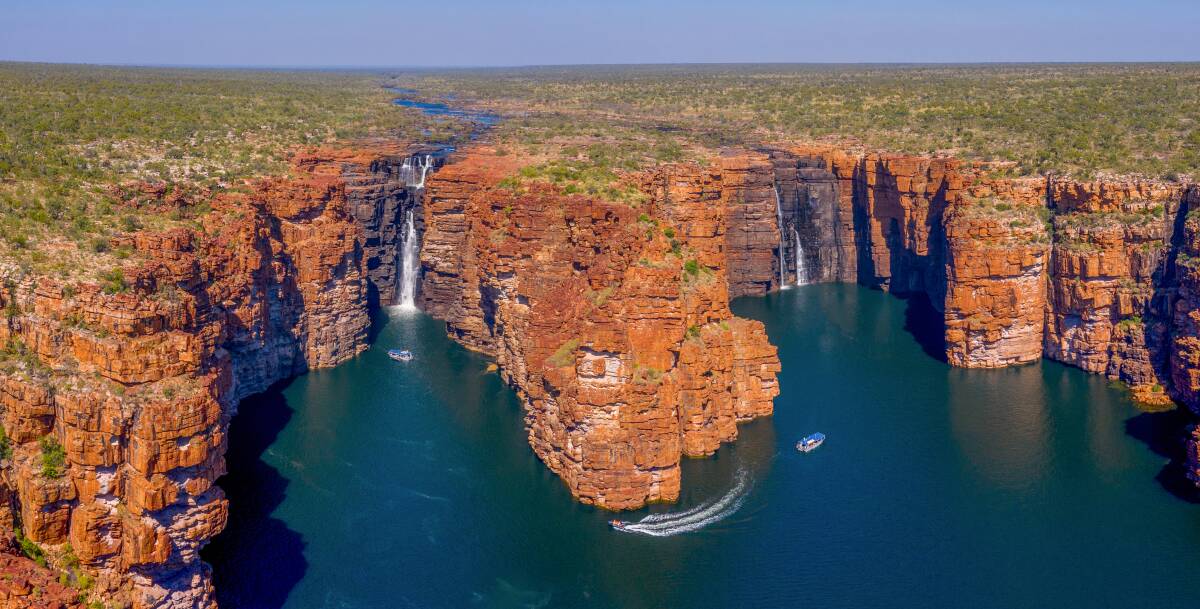 A Coral Expeditions cruise in the Kimberley. A Coral Expeditions cruise in the Kimberley.