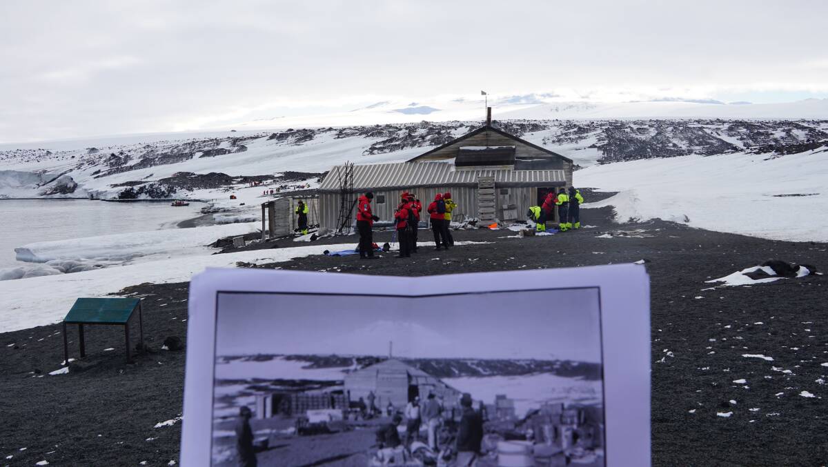 Scott's Terra Nova hut at Cape Evans. Picture: John-Paul Moloney Scott's Terra Nova hut at Cape Evans. Picture: John-Paul Moloney
