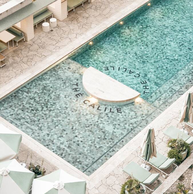 The pool at the Calile. Picture: Tourism and Events Queensland The pool at the Calile. Picture: Tourism and Events Queensland