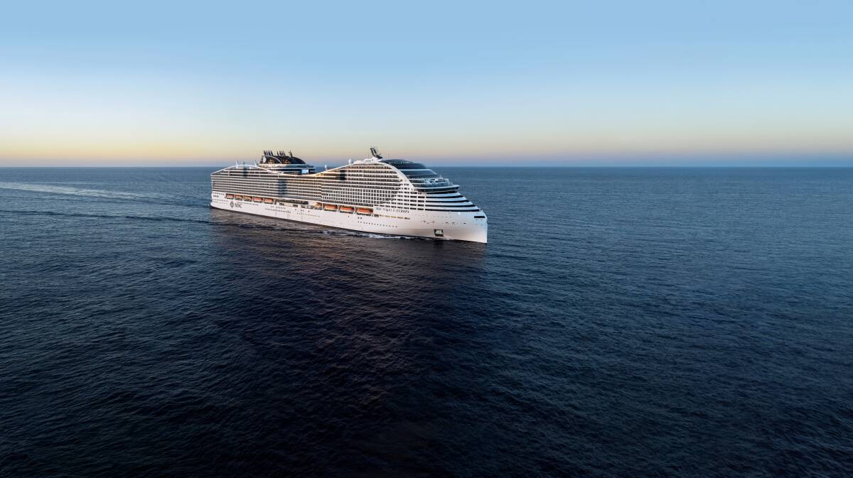 An MSC cruise. An MSC cruise.