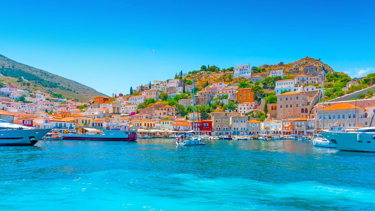 The old main port of Hydra. Picture by Shutterstock The old main port of Hydra. Picture by Shutterstock