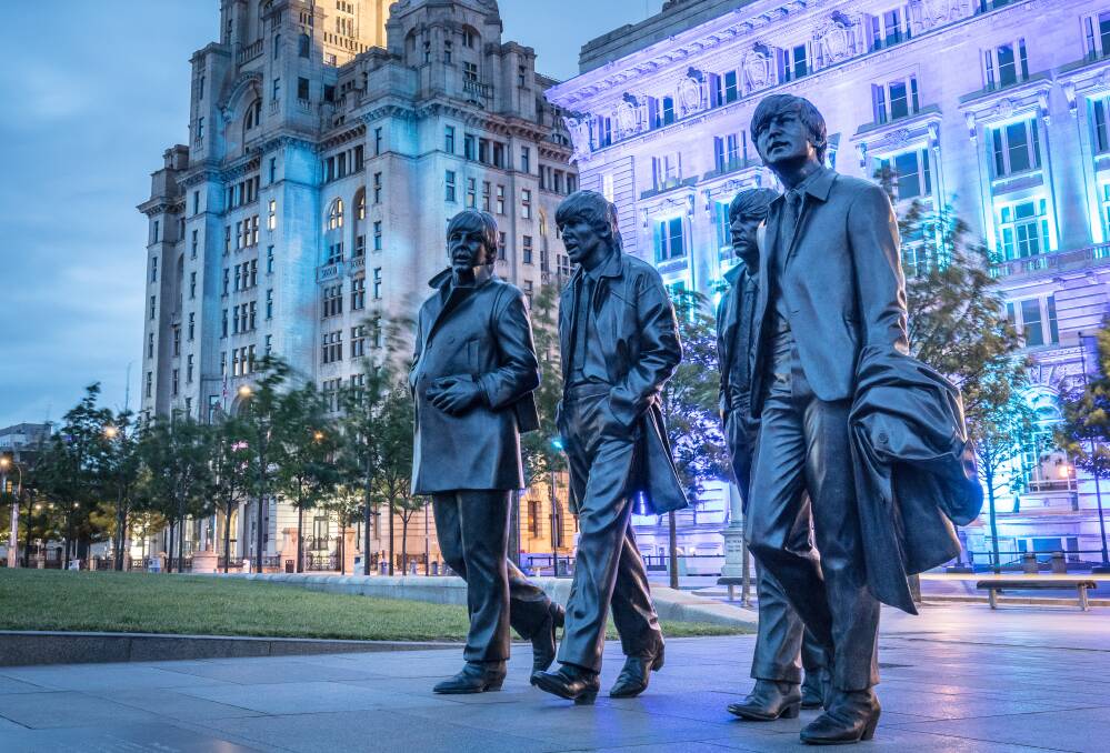 Larger-than-life statue of the Beatles. Picture: VisitBritain/Quintin Lake/Andy Edwards Larger-than-life statue of the Beatles. Picture: VisitBritain/Quintin Lake/Andy Edwards