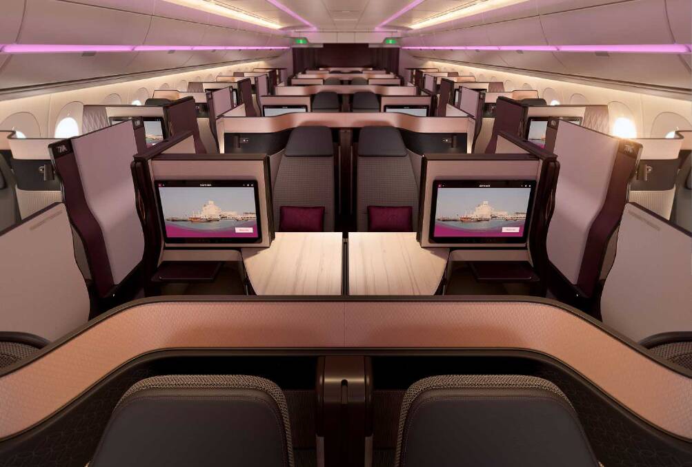 Qatar's Qsuite.