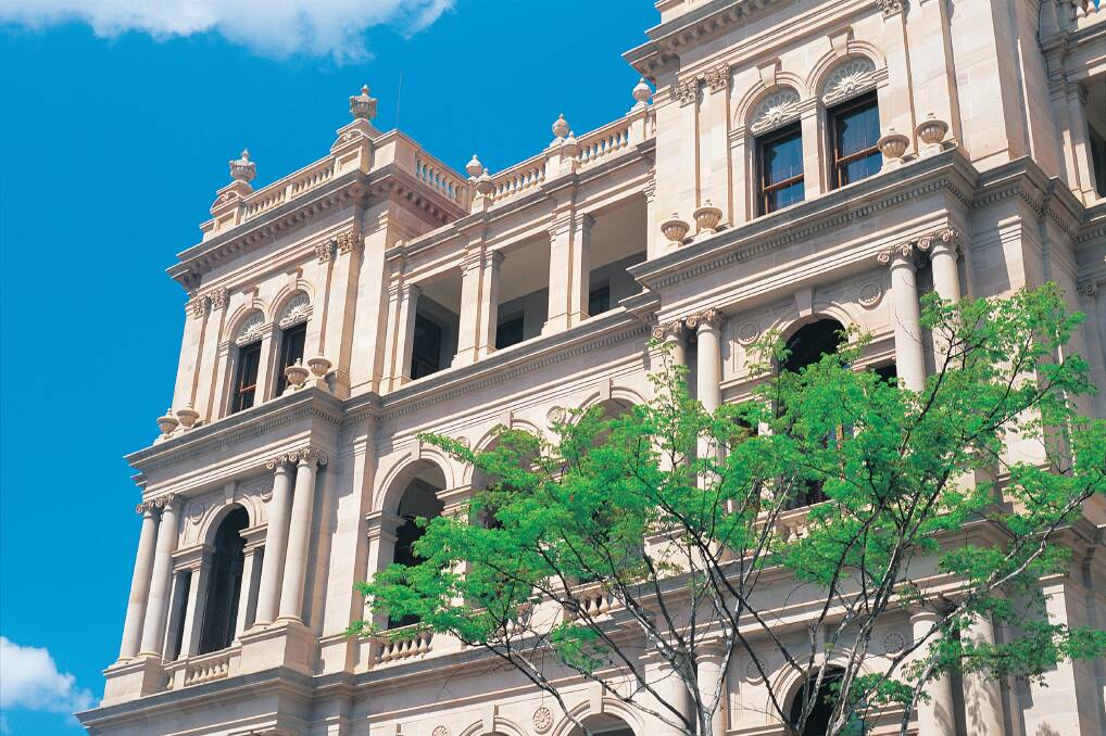 The historic facade of Treasury Brisbane hotel. Picture: Tourism and Events Queensland The historic facade of Treasury Brisbane hotel. Picture: Tourism and Events Queensland