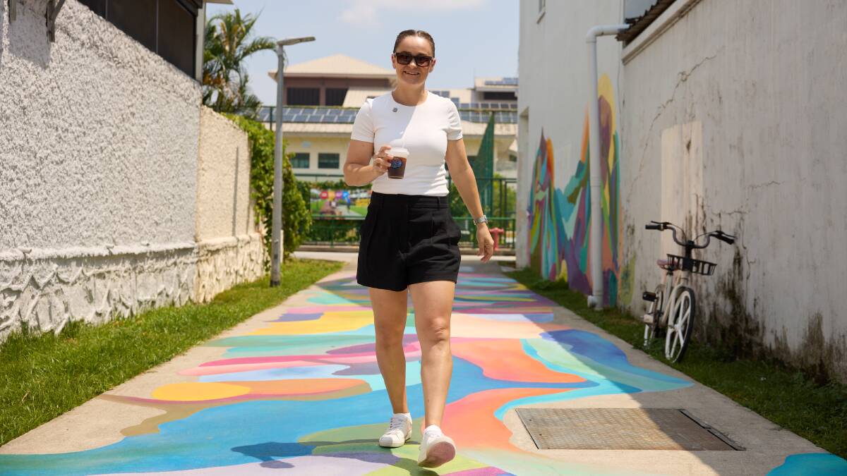 Ash Barty in Singapore. Picture by David Ross Ash Barty in Singapore. Picture by David Ross