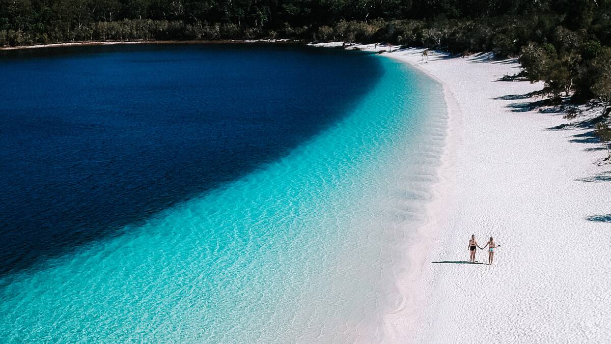 Fraser Island, now officially called K'gari. Fraser Island, now officially called K'gari.