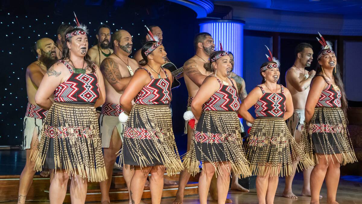 Tauranga (Onboard Cultural Show). Picture: Tim Faircloth Tauranga (Onboard Cultural Show). Picture: Tim Faircloth