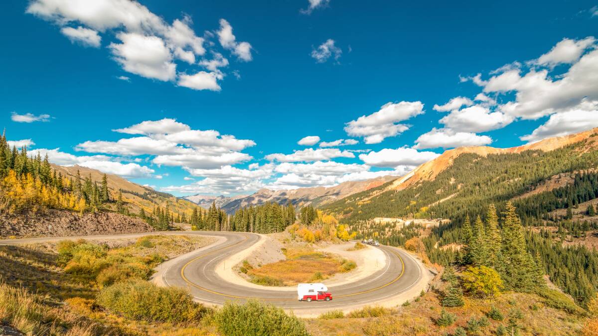 Million Dollar Highway, Colorado. Picture: Shutterstock Million Dollar Highway, Colorado. Picture: Shutterstock