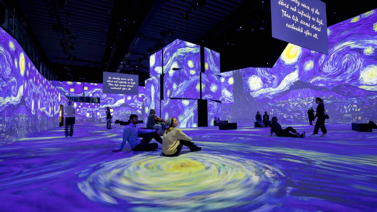 The Lume digital art gallery in Melbourne. Picture: Visit Victoria The Lume digital art gallery in Melbourne. Picture: Visit Victoria