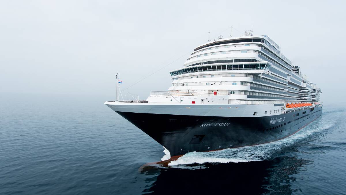 Holland America Line's Koningsdam ship. Holland America Line's Koningsdam ship.