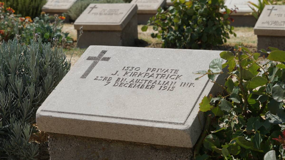 An Australian grave at Lone Pine, Gallipoli. Picture: John-Paul Moloney An Australian grave at Lone Pine, Gallipoli. Picture: John-Paul Moloney