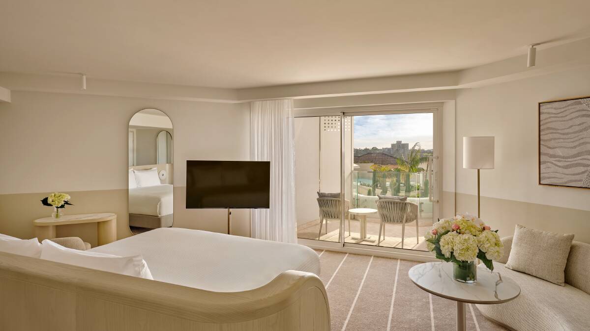 One of the guestrooms.
