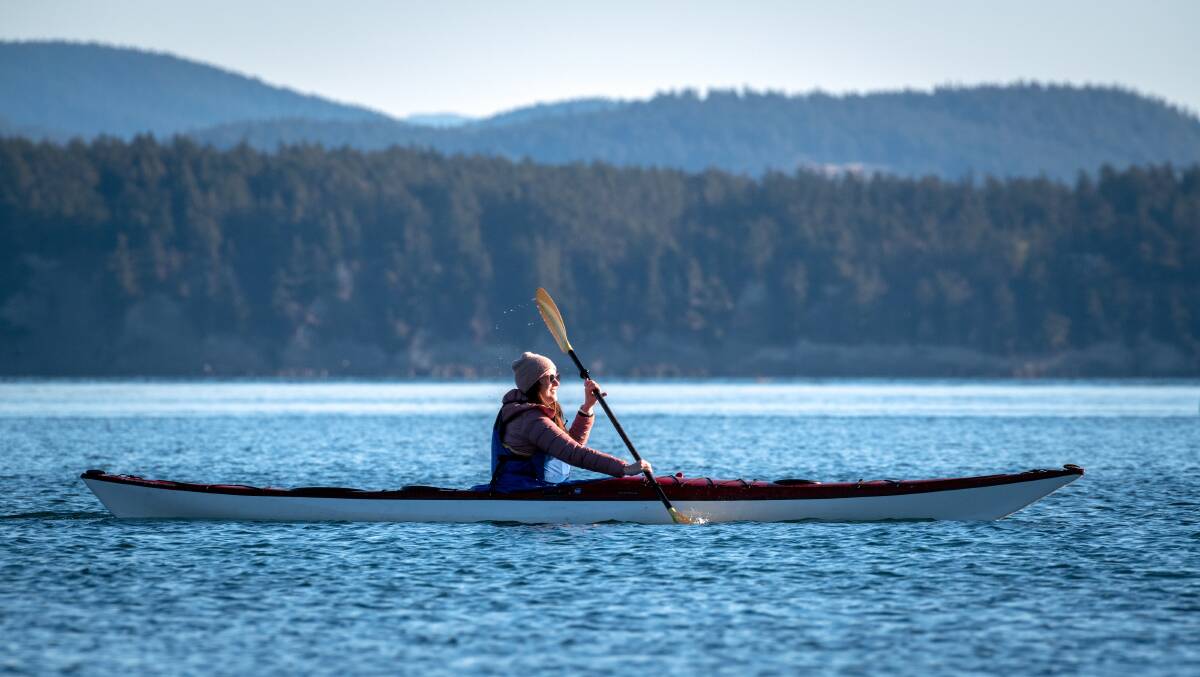 Sea kayaking. Picture: Visit San Juans