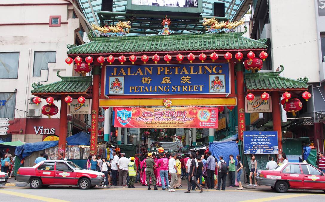 Petaling Street market in Kuala Lumpur. Picture: Shutterstock
