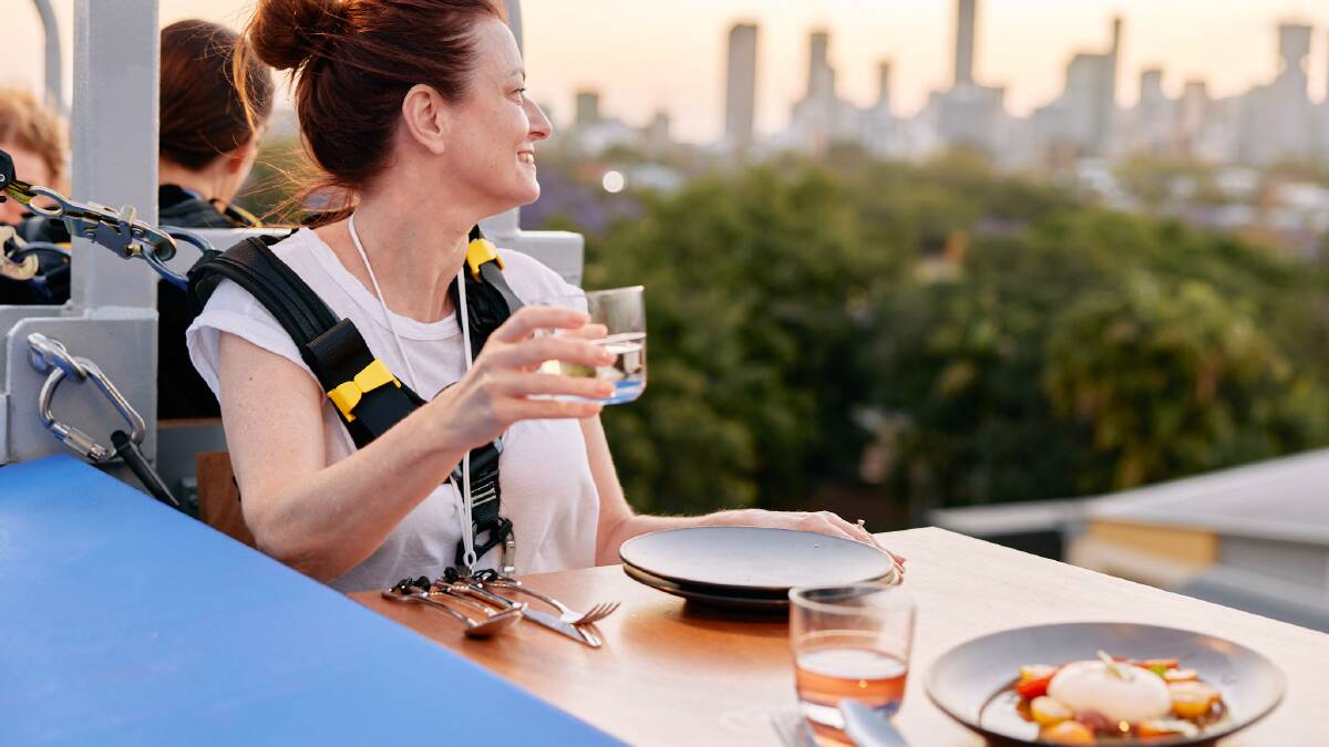 Buckle up! A sky-high dining experience has just opened in Brisbane