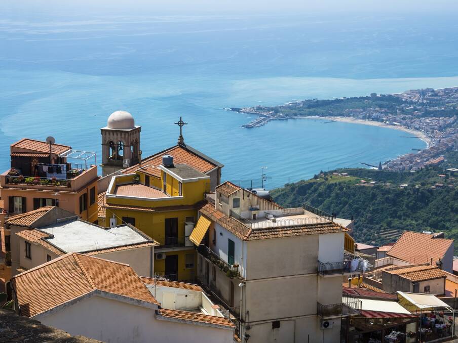 Giardini Naxos in Italy is a mystery destination on a Windstar cruise. Picture by Getty Images