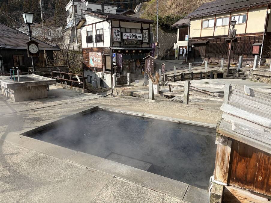 The Ogama cooking pool at Nozawa Onsen. Picture by Angela Saurine The Ogama cooking pool at Nozawa Onsen. Picture by Angela Saurine