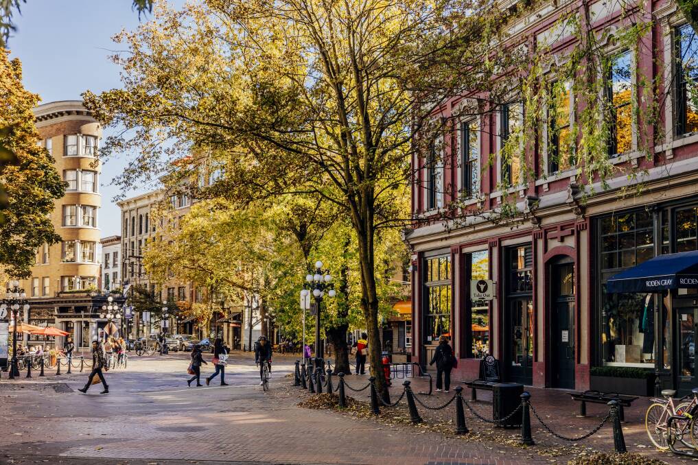 Gastown, Vancouver. Picture: Destination Vancouver/Nelson Mouellic Gastown, Vancouver. Picture: Destination Vancouver/Nelson Mouellic