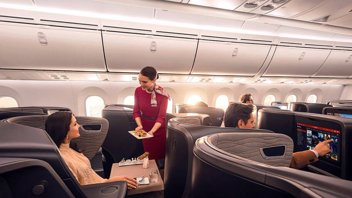 Turkish Airlines' business class.