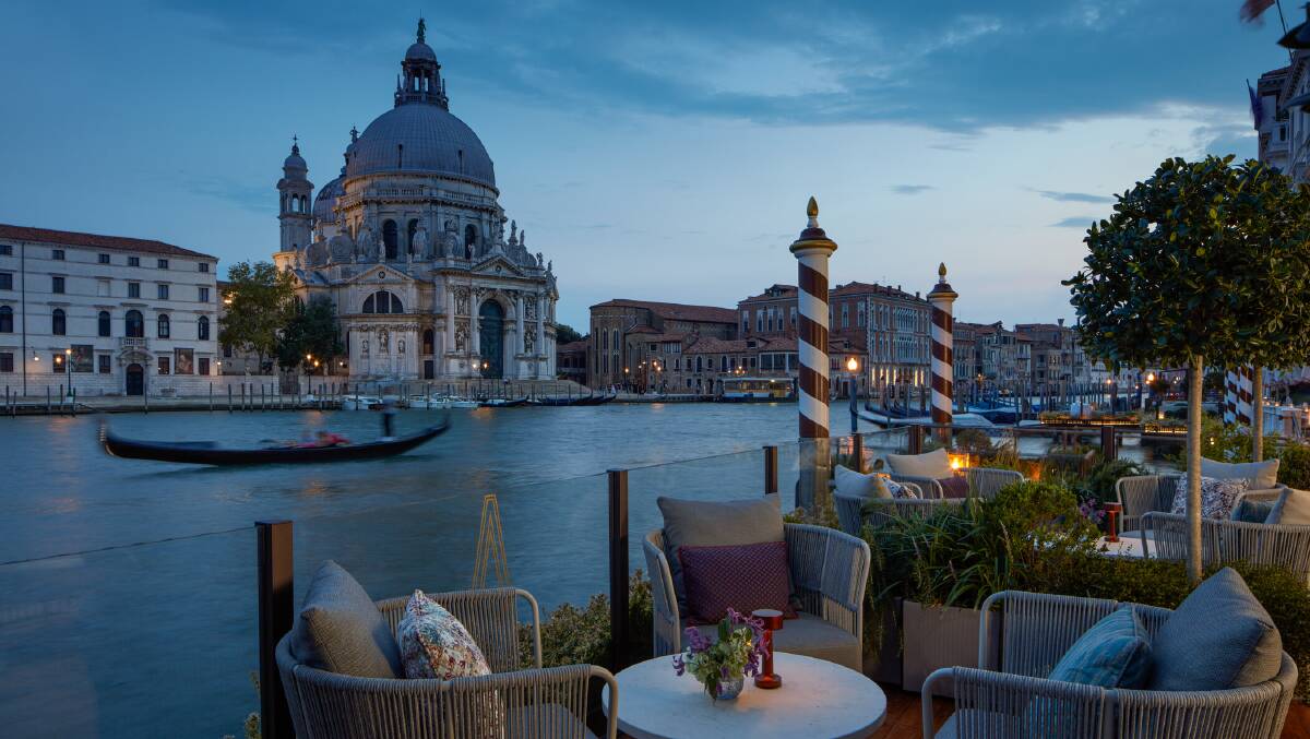 A view of Santa Maria della Salute from the St Regis hotel.