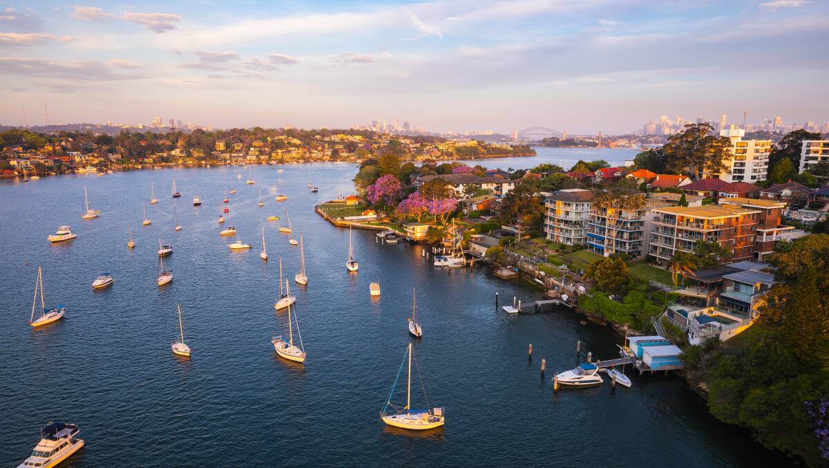 Sweeping views of Sydney from Gladesville Bridge.
