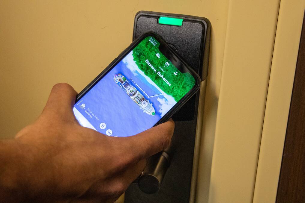 Royal Caribbean's app.