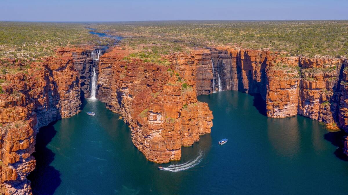 A cruise in the Kimberley. A cruise in the Kimberley.