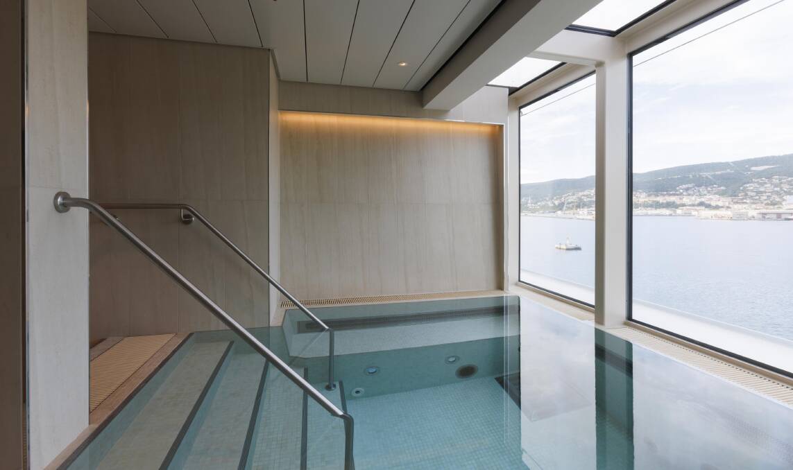 The pool at the Otivm Spa.