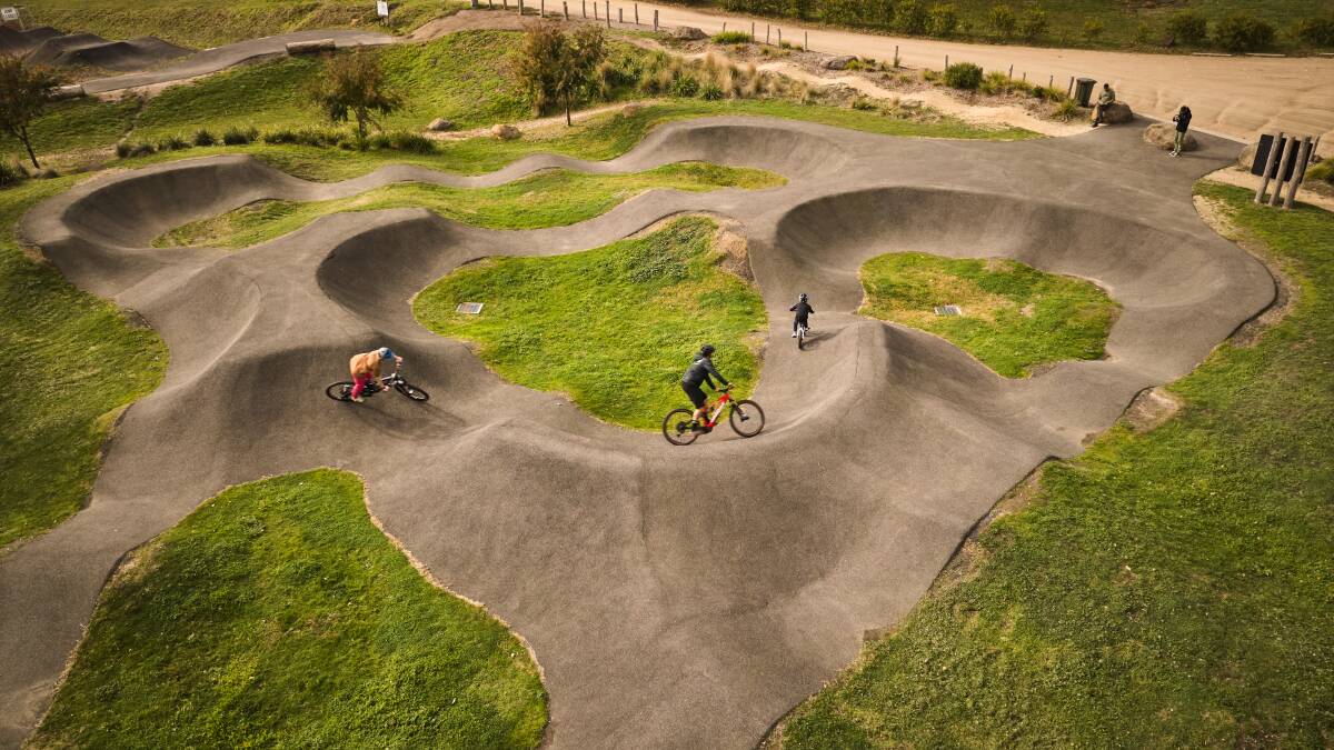 Djuwang Baring mountain bike trails.
