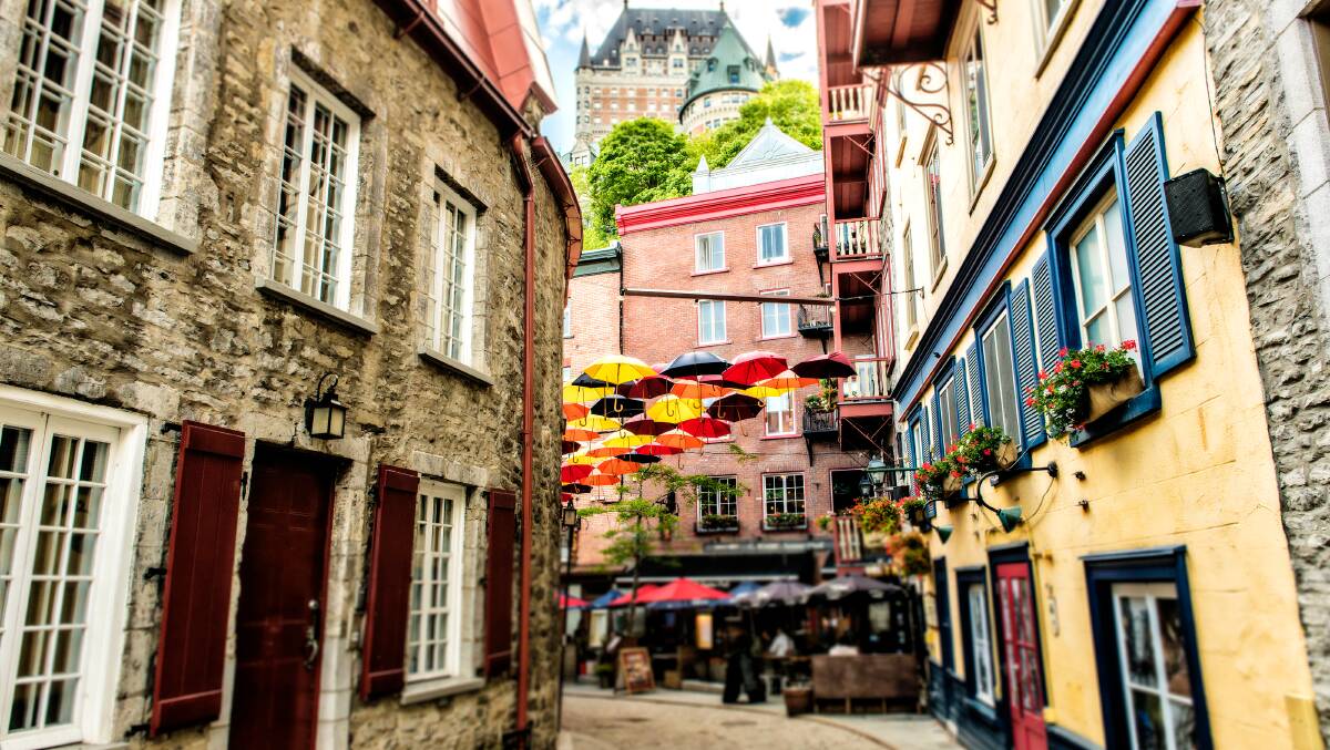 Quebec on the NYC to Montreal cruise. Quebec on the NYC to Montreal cruise.