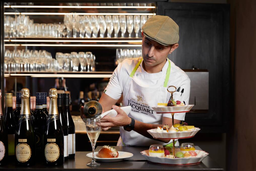 Bubbles at Sydney's Champagne Jacquart Bar. Bubbles at Sydney's Champagne Jacquart Bar.