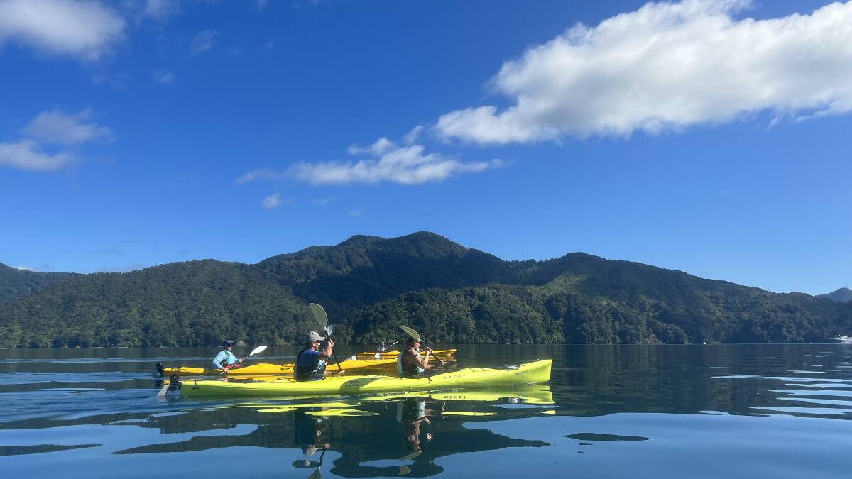 Kayak tour of Queen Charlotte Sound. Kayak tour of Queen Charlotte Sound.