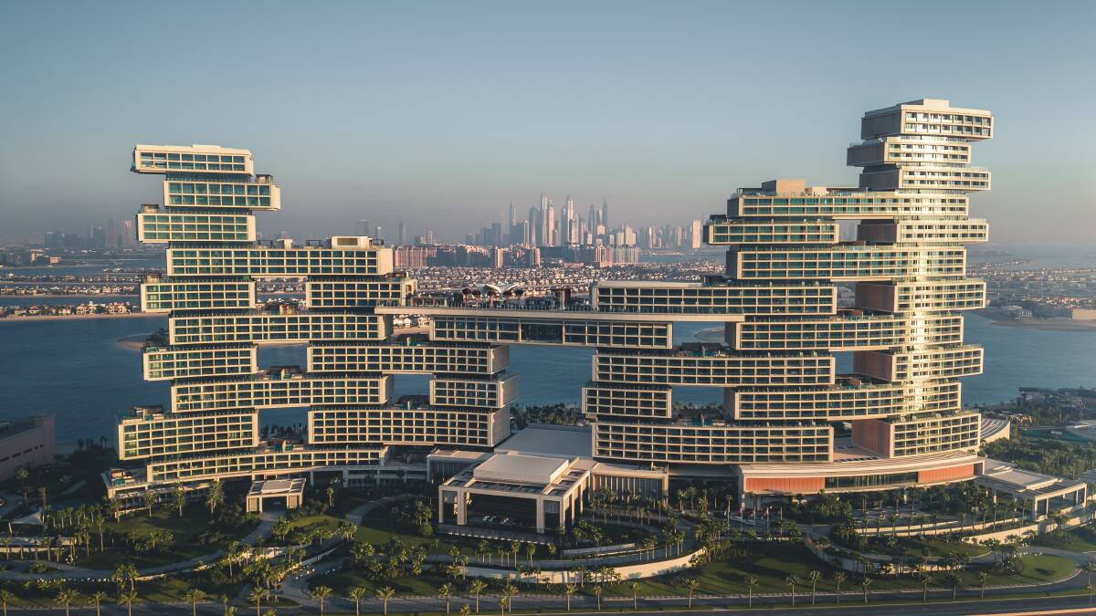 The property's staggering facade. The property's staggering facade.
