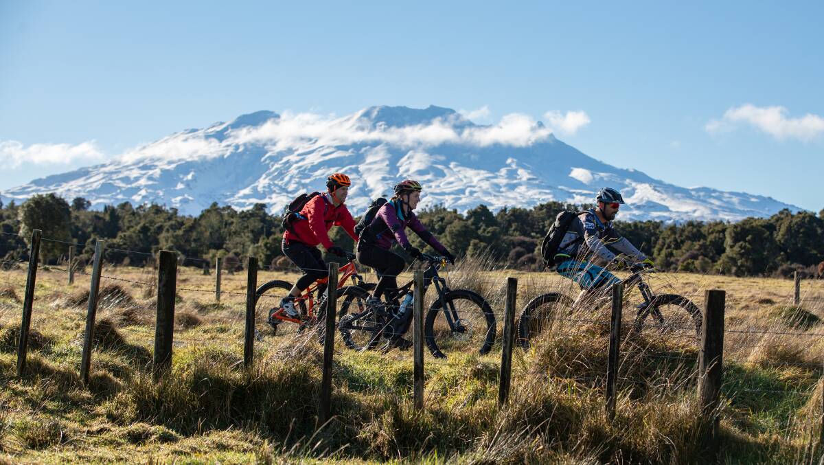 A bike trail. Picture by Visit Ruapehu A bike trail. Picture by Visit Ruapehu