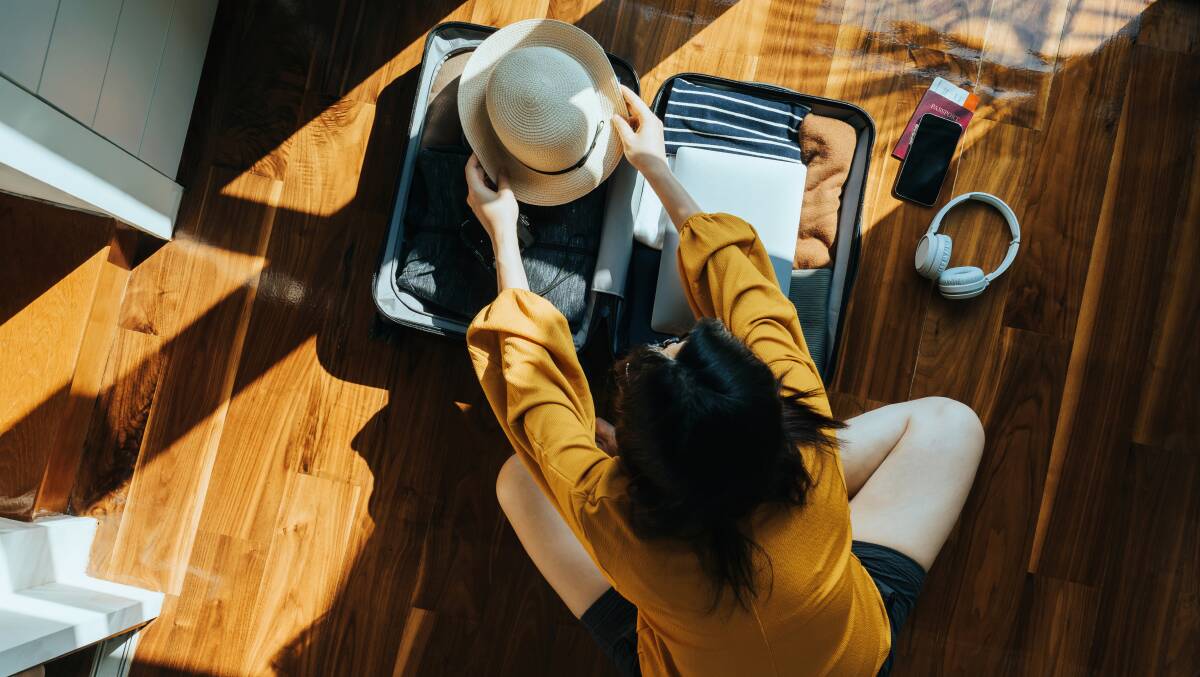 The sudoku packing hack is helping many people travel with a carry-on bag only. Picture by Getty Images
