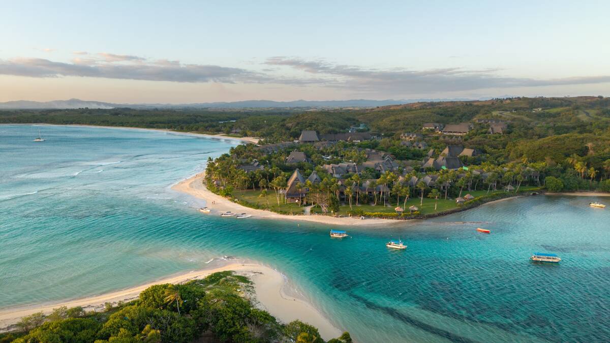 The Intercontinental Fiji Golf Resort and Spa on gorgeous Natadola Bay.